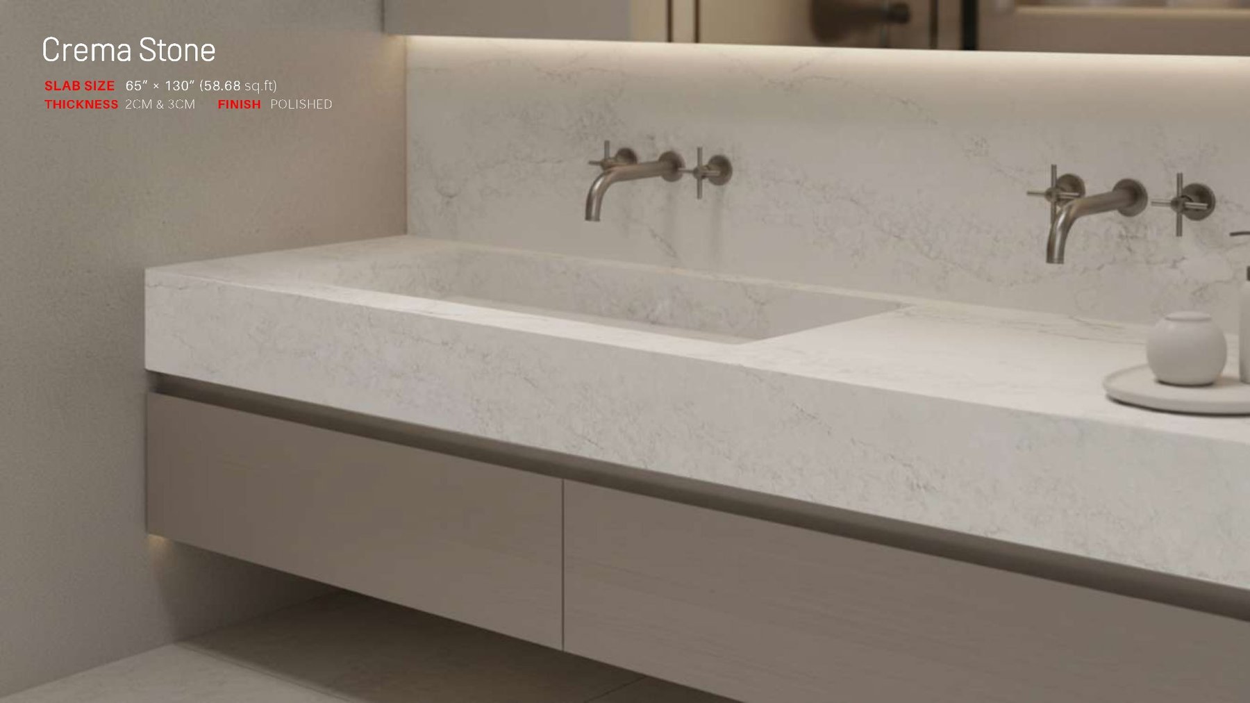 IDEAL QUARTZ® Crema Stone Application