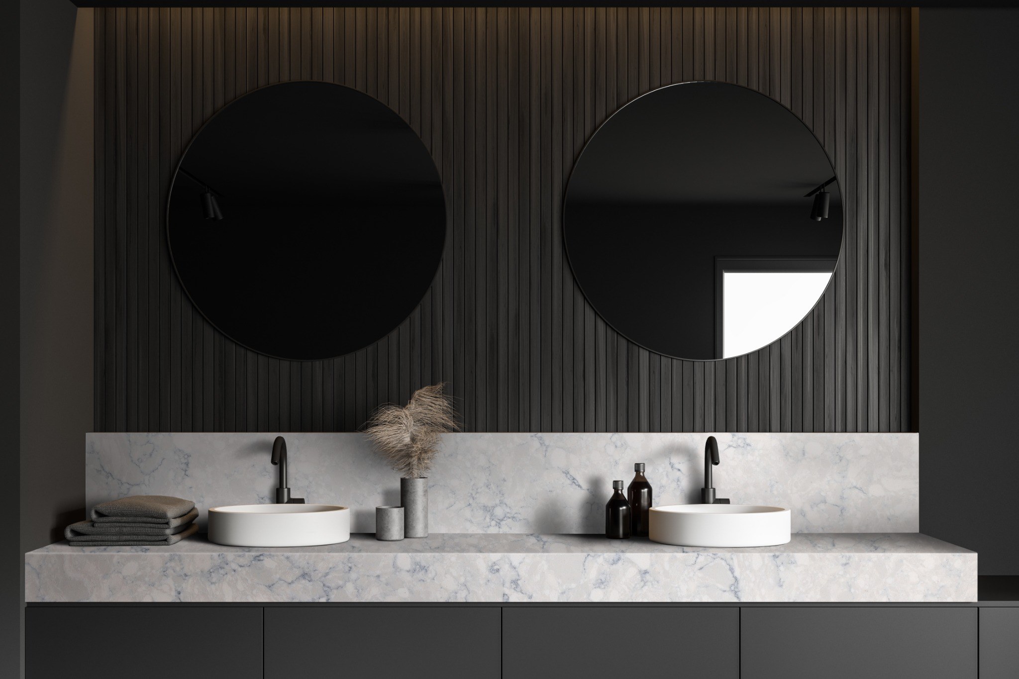 IDEAL QUARTZ® Fuji Summit bathroom application