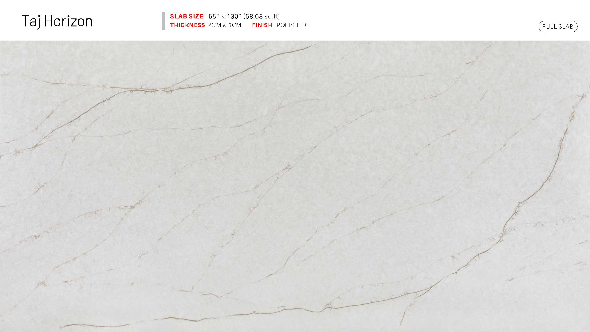 IDEAL QUARTZ® Taj Horizon full slab